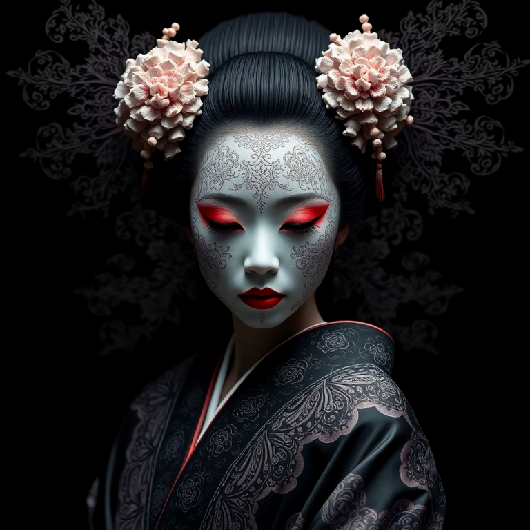 FLux ai model geisha by echolinkk